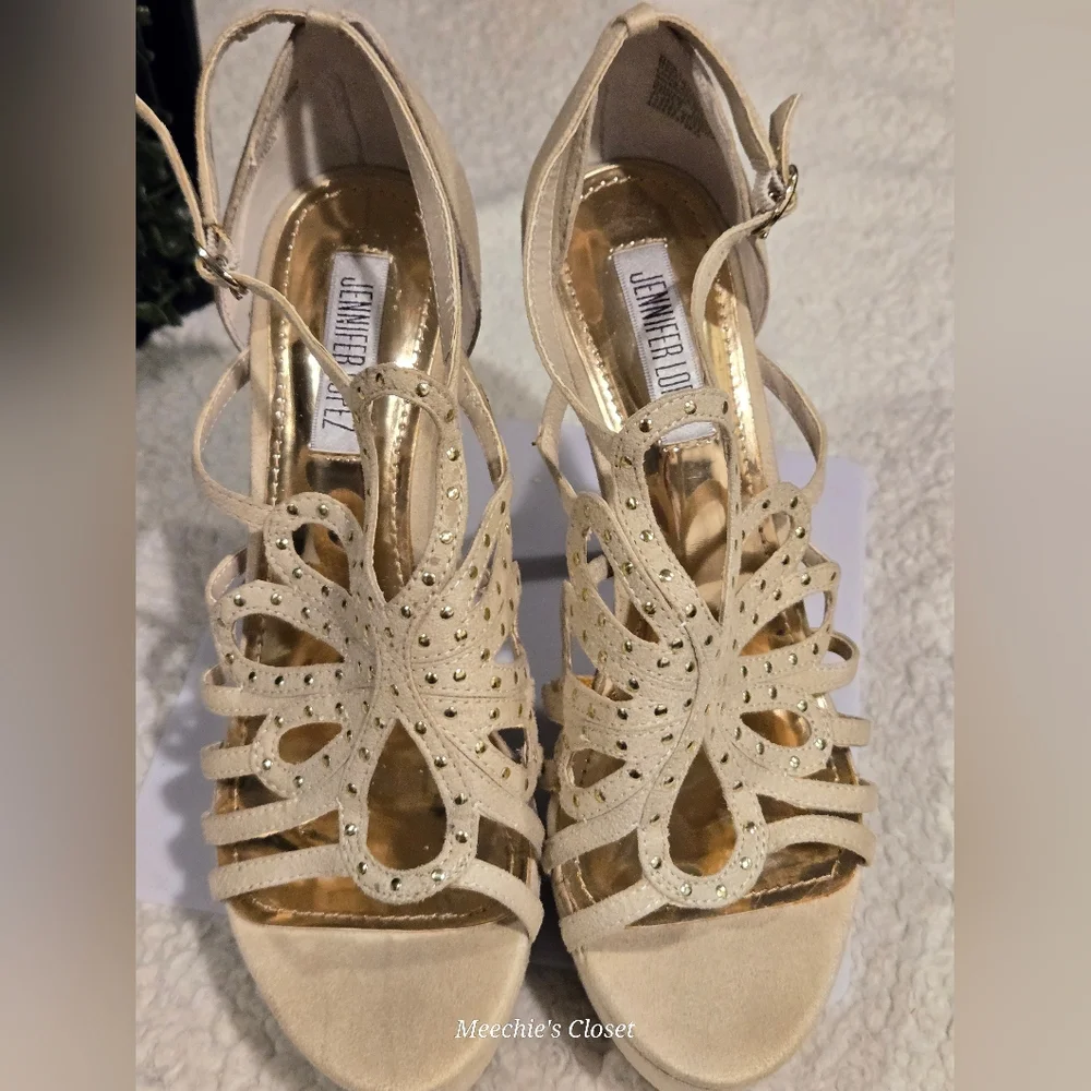 Jennifer Lopez Platform Heels Size 7.5